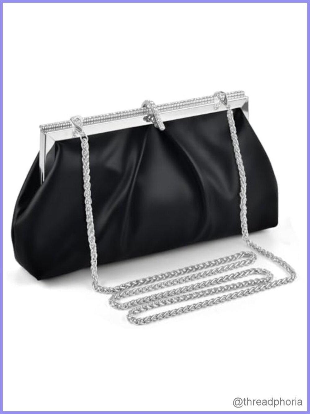 PU Leather Clutch Purse Women Evening Bag Envelope Handbag
